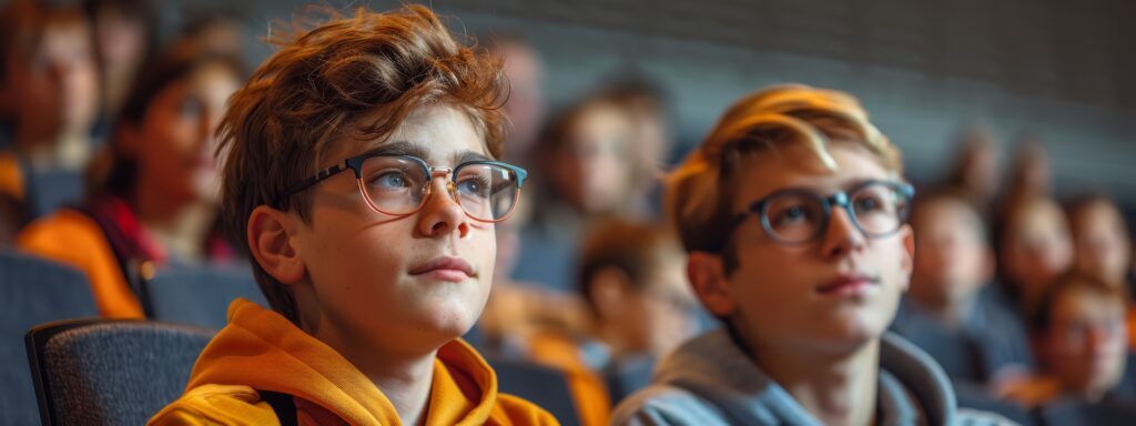 Two boys wearing eyeglasses from Special Eyes Optical in North Texas